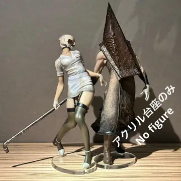 아크릴 받침대만 버블 헤드 간호사 레드 피라미드 싱 받침대 세트