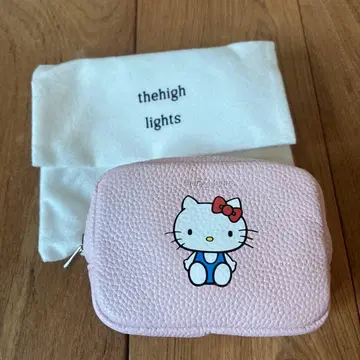 thehigh lights mini 파우치 more 키티 핑크
