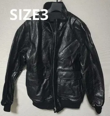 [Auralee] lamb leather zip blouson