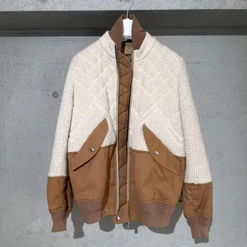 [ 컨디션 최상 ] sacai 니트 절개 자켓 MA-1 사카이 1