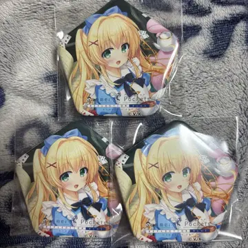 Summer Pockets 사마포케 츠무기 벤더스 카페 캔뱃지 3개