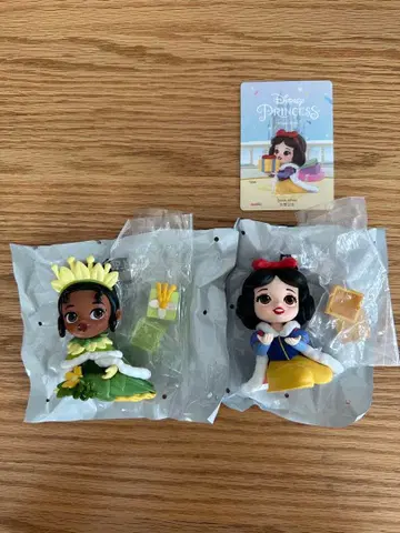 디즈니 프린세스 윈터 기프트 백설공주 티아나 세트