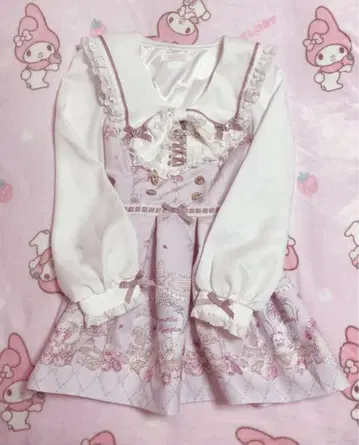 LIZ LISA Romantic Cosmetics 패턴 셋업 핑크