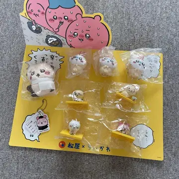 마츠야 캐릭터 치이카 피규어 4개 가챠