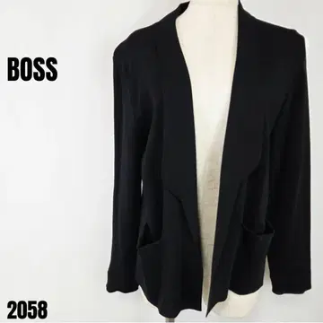 BOSS 블랙 롱 새상품급 가디건 2058