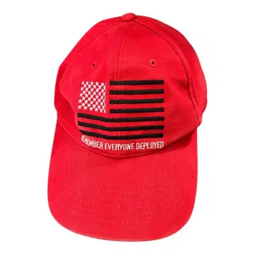 ROTHCO 캡 밀리터리 성조기 자수 RED 모자 미국 국기