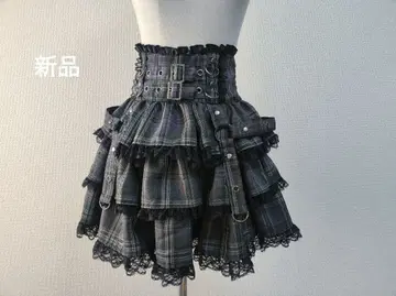 새상품 노에미 더블 벨트 티어드 치마바지 NOEMIE