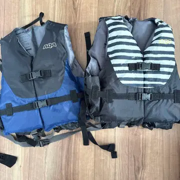 AQA 키즈 구명 조끼 2장 세트