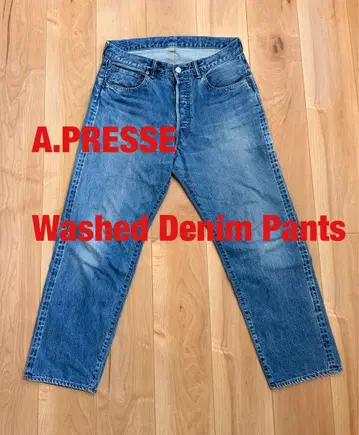 아프레쎄 a.presse WashedDenimPants E