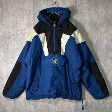 레어 NHL Starter 토론토 메이플 리프스 아노락 후드티