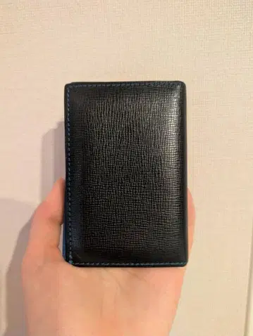 Davide Albertario 다비데 알베르타리오 명함지갑 블랙 블루