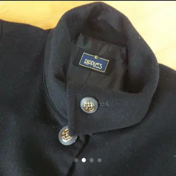 캐시미어 코트 블랙 여성용 출퇴근 통학 체스터 피코트 울