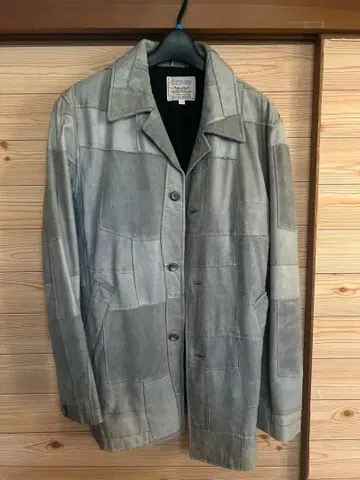 LEVI STRAUSS & CO. 패치워크 가죽 코트