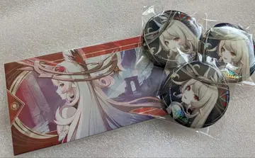 원신 공월의 노래 홀로그램 티켓 월야의 서사시 캔뱃지 앨리스 세트