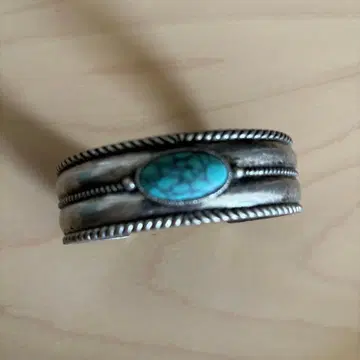 초레어 moussy 실버 터콰이즈 뱅글 레어 액세서리 미사용 빈티지