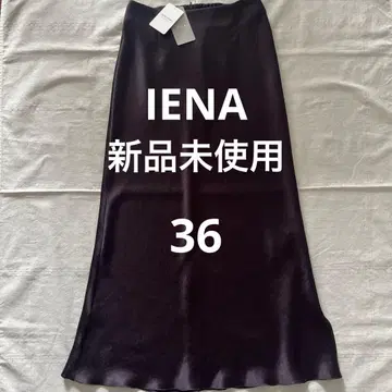 [ 미사용 새상품 ] IENA 더블 새틴 스커트