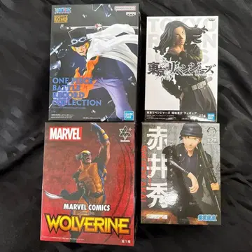 원피스 MARVEL 도쿄 리벤저스 명탐정 코난 피규어 4체 세트