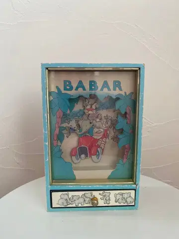BABAR 바버 오르골 쥬얼리 박스 일본제