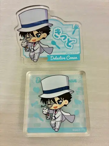 명탐정 코난 미니 캐릭터 주방 이름표 아크릴 블록 괴도 키드