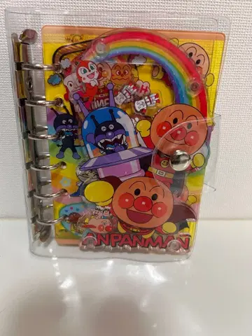 [커버 포함] A7 바스락 노트 아크릴 바인더 호빵맨