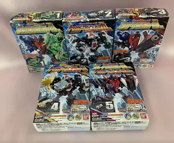 전 5종 세트 [ 미니프라 VS 비클 합체 시리즈 03 무장 합체 ]