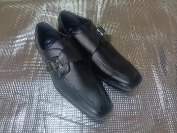 미사용 새상품 KENNETH 몽크 스트랩 비즈니스 슈즈 블랙