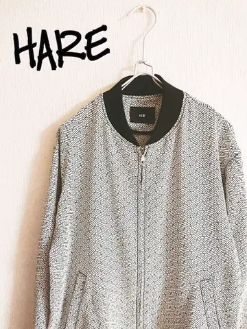 D221168 HARE 올 패턴 블루종