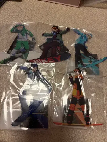 도쿄 리벤저스 아크릴 스탠드 5개 세트 스노우보드 동리베