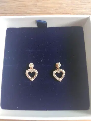 10K 하트 귀걸이