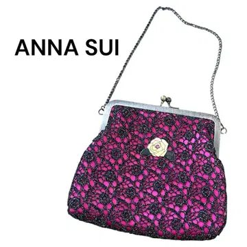 ANNA SUI 안나수이 가마구치 백 레이스 파티 백 미니 백