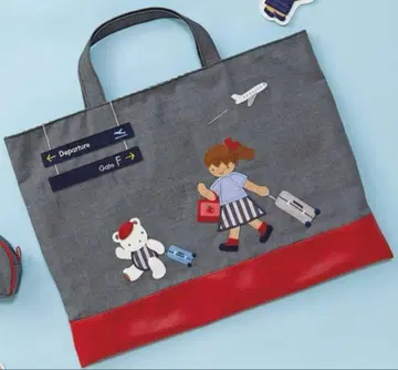 [ 미사용 ] 파밀리아 토트백 레슨백 JAL familiar