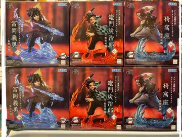 귀멸의 칼날 피규어 토미오카 기유 카마도 탄지로 아카자