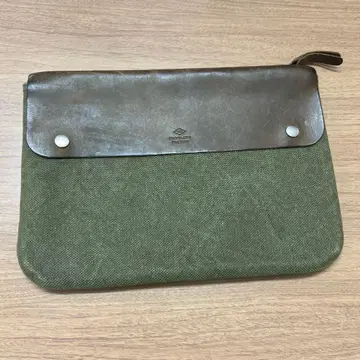 TRAVELER'S FACTORY 캔버스 파우치 M 올리브