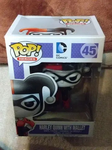 DC COMICS 할리 퀸 피규어 funko pop