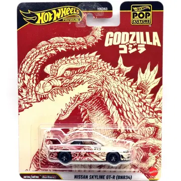 핫휠 고질라 - 닛산 스카이라인 GT-R (BNR34)
