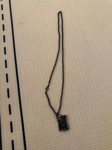 비자르 BIZARRE 에스퍼다 카드놀이 실버 목걸이