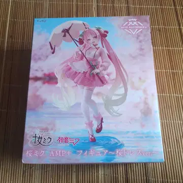 미개봉품 벚꽃 미쿠 AMP+ 피규어 벚꽃 드레스 하츠네 미쿠