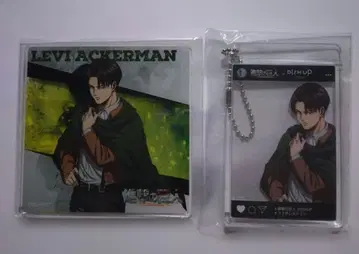 진격의 거인 리바이 아크릴 키링