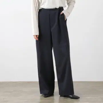 [ mizuiroind ] 하이웨스트 슬랙스 BLACK