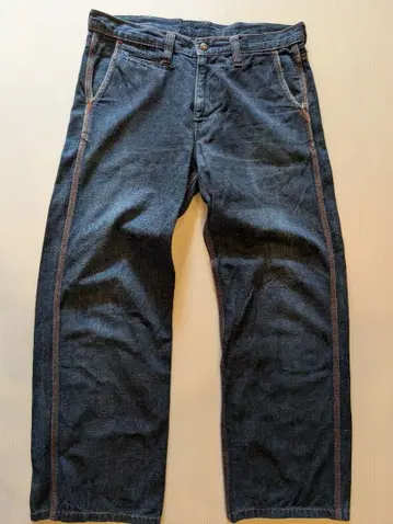 OMNIGOD 데님 페인터 팬츠 made in Japan