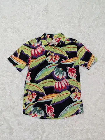 patagonia 블랙 바나나 하와이안 셔츠 S 파타로하