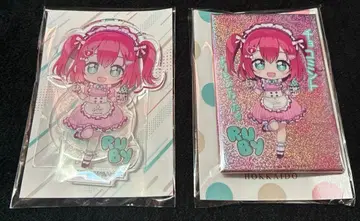 AiScReam x 엔젤라또 아크릴 스탠드 캔뱃지 쿠로사와 루비