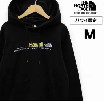 THE NORTH FACE Hawaii 한정판 후드티 M 블랙