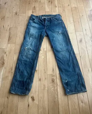 ANACHRONORM 아나크로놈 데님 262 W32 데미지 가공