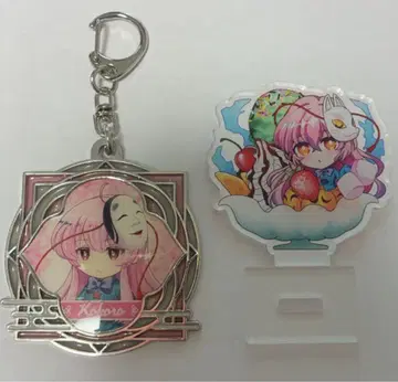 동방 Project 하타노 코코로 아크릴 스탠드 메탈 키링