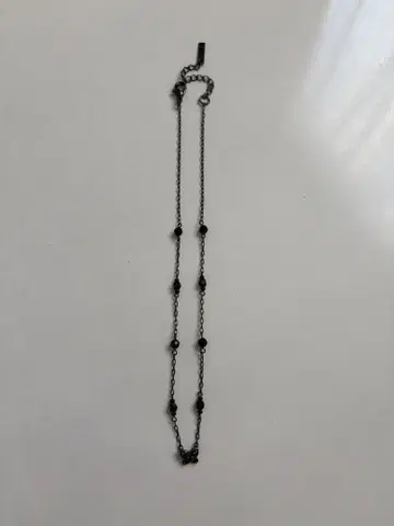 ANNASUI 블랙 체인 목걸이