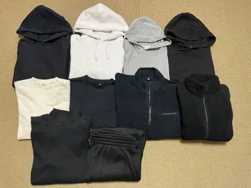 유니클로 GU 모음 후드티 맨투맨 플리스