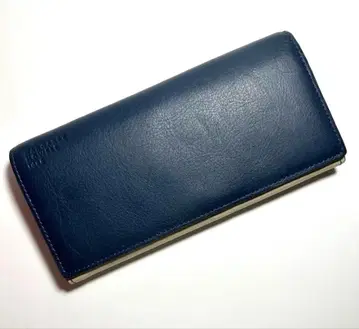 새상품 [ 마가렛호웰 ] 바이컬러 가죽 플랩 장지갑