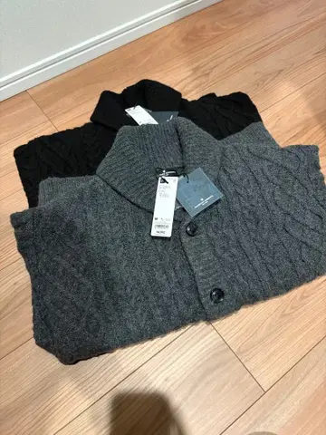 새상품 GU x Engineered garments 숄카라 가디건