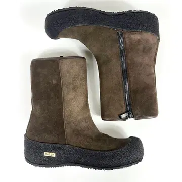 새상품급 BALLY 무스탕 부츠 사이드 지퍼 40e 25.5 상당